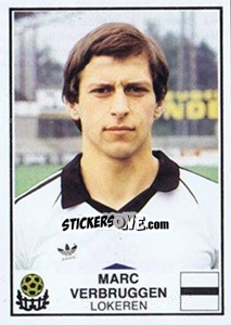 Cromo Marc Verbruggen - Football Belgium 1981-1982 - Panini