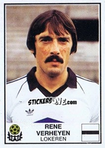 Figurina Rene Verheyen - Football Belgium 1981-1982 - Panini