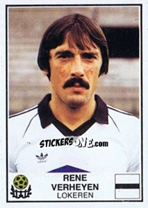 Sticker Rene Verheyen - Football Belgium 1981-1982 n. 211 - Panini