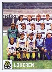 Sticker Team - Football Belgium 1981-1982 n. 212 - Panini