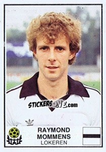 Figurina Raymond Mommens - Football Belgium 1981-1982 - Panini