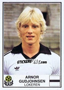 Sticker Arnor Gudjohnson - Football Belgium 1981-1982 n. 215 - Panini