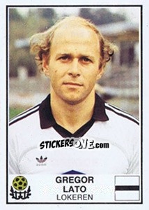 Sticker Gregorz Lato - Football Belgium 1981-1982 - Panini