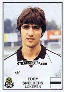 Sticker Eddy Snelders - Football Belgium 1981-1982 - Panini