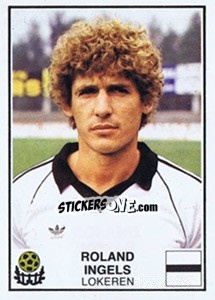 Cromo Roland Ingels - Football Belgium 1981-1982 - Panini