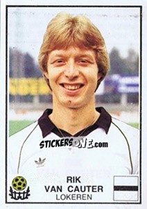 Cromo Rik van Cautern - Football Belgium 1981-1982 - Panini