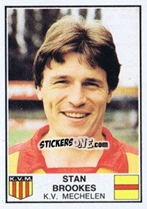 Sticker Stan Brookes - Football Belgium 1981-1982 n. 226 - Panini