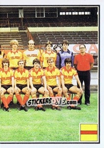 Figurina Team - Football Belgium 1981-1982 - Panini