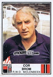 Sticker Cor Brom - Football Belgium 1981-1982 - Panini