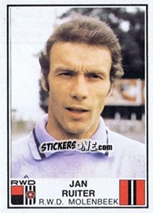 Sticker Jan Ruiter - Football Belgium 1981-1982 - Panini