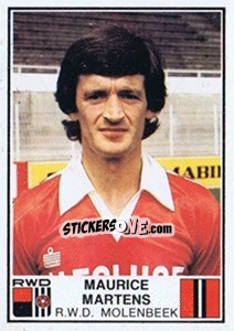 Figurina Maurice Martens - Football Belgium 1981-1982 - Panini