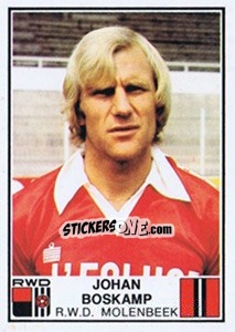 Cromo Johan Boskamp - Football Belgium 1981-1982 - Panini