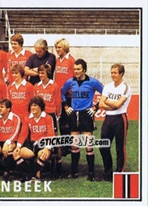 Sticker Team - Football Belgium 1981-1982 - Panini