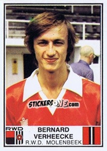 Sticker Bernard Verheecke - Football Belgium 1981-1982 - Panini