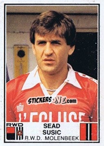 Sticker Sead Susic - Football Belgium 1981-1982 - Panini