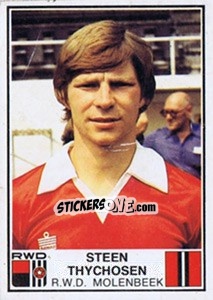 Figurina Steen Thychosen - Football Belgium 1981-1982 - Panini