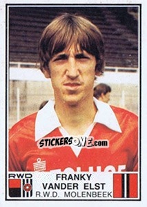 Figurina Franky Van der Elst - Football Belgium 1981-1982 - Panini
