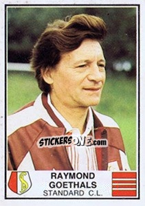 Sticker Raymond Goethals - Football Belgium 1981-1982 - Panini
