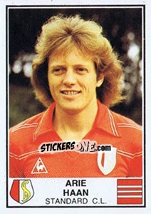 Sticker Arie Haan - Football Belgium 1981-1982 n. 268 - Panini