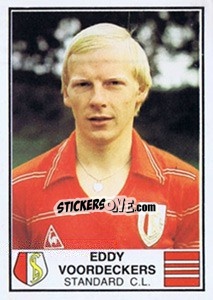 Figurina Eddy Voordeckers - Football Belgium 1981-1982 - Panini