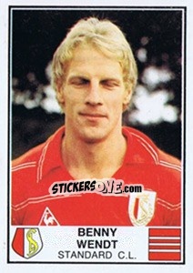 Figurina Benny Wendt - Football Belgium 1981-1982 - Panini