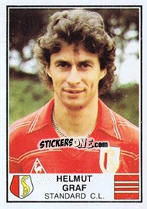 Sticker Helmut Graf - Football Belgium 1981-1982 - Panini