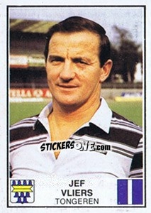 Sticker Jef Vliers - Football Belgium 1981-1982 n. 280 - Panini