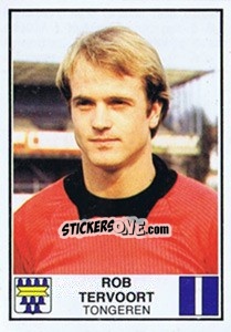 Figurina Rob Tervoort - Football Belgium 1981-1982 - Panini