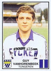Cromo Guy Vanhorenbeek - Football Belgium 1981-1982 - Panini