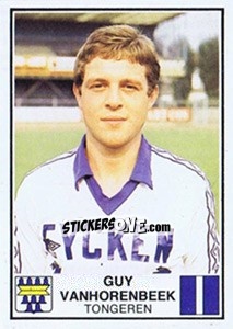 Figurina Guy Vanhorenbeek - Football Belgium 1981-1982 n. 283 - Panini