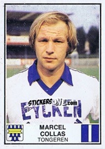 Figurina Marcel Collas - Football Belgium 1981-1982 - Panini