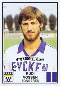 Sticker Rudi Vossen - Football Belgium 1981-1982 - Panini