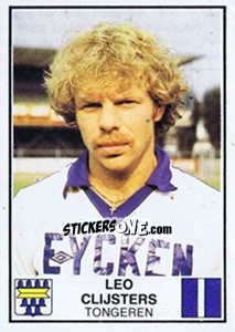 Cromo Leo Clijsters - Football Belgium 1981-1982 n. 292 - Panini