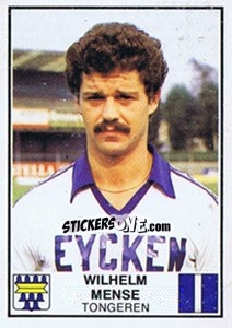 Sticker Wilhelm Menser - Football Belgium 1981-1982 - Panini