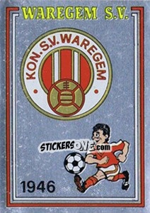 Sticker Badge - Football Belgium 1981-1982 - Panini