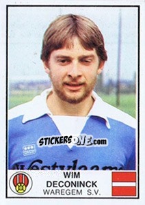 Sticker Wim Deconinck