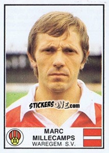 Sticker Marc Millecamps - Football Belgium 1981-1982 - Panini