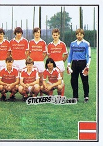 Sticker Team - Football Belgium 1981-1982 - Panini