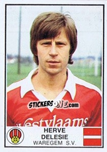 Sticker Herve Delesie - Football Belgium 1981-1982 n. 313 - Panini