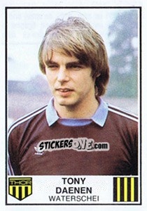 Sticker Tony Daenen - Football Belgium 1981-1982 - Panini