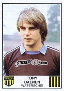 Cromo Tony Daenen - Football Belgium 1981-1982 n. 319 - Panini
