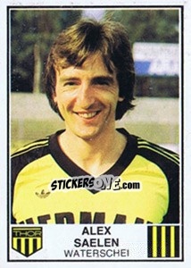 Figurina Alex Saelen - Football Belgium 1981-1982 - Panini