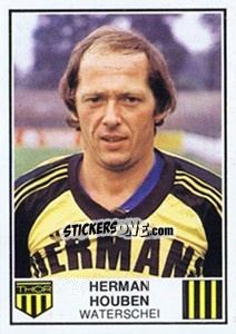 Sticker Herman Houben - Football Belgium 1981-1982 n. 323 - Panini