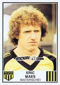 Figurina Eric Maes - Football Belgium 1981-1982 - Panini