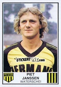 Sticker Piet Janssen - Football Belgium 1981-1982 n. 328 - Panini