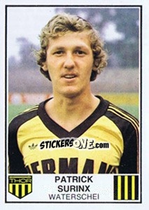 Sticker Patrick Surinx - Football Belgium 1981-1982 n. 330 - Panini
