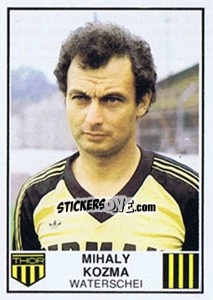 Cromo Nihaly Kozma - Football Belgium 1981-1982 - Panini