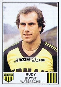 Sticker Rudy Buyst - Football Belgium 1981-1982 n. 333 - Panini