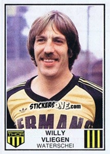 Sticker Willy Vliegen - Football Belgium 1981-1982 n. 334 - Panini