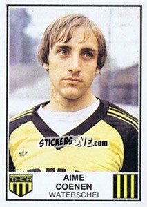 Sticker Aime Coenen - Football Belgium 1981-1982 - Panini